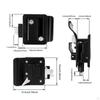 Дверной замок для автофургона с защелкой Входная защелка Простая установка Аксессуары для путешествий с ключами Замена запасных частей