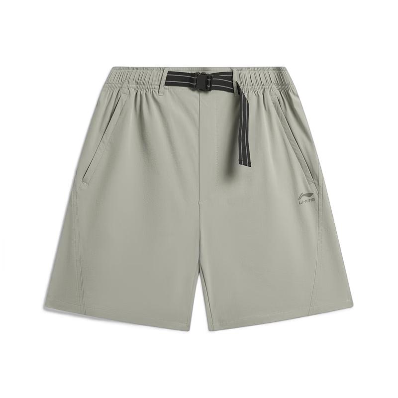 Li-Ning Мужские спортивные шорты с отражающими элементами, быстросохнущие, с защитой от УФ-излучения