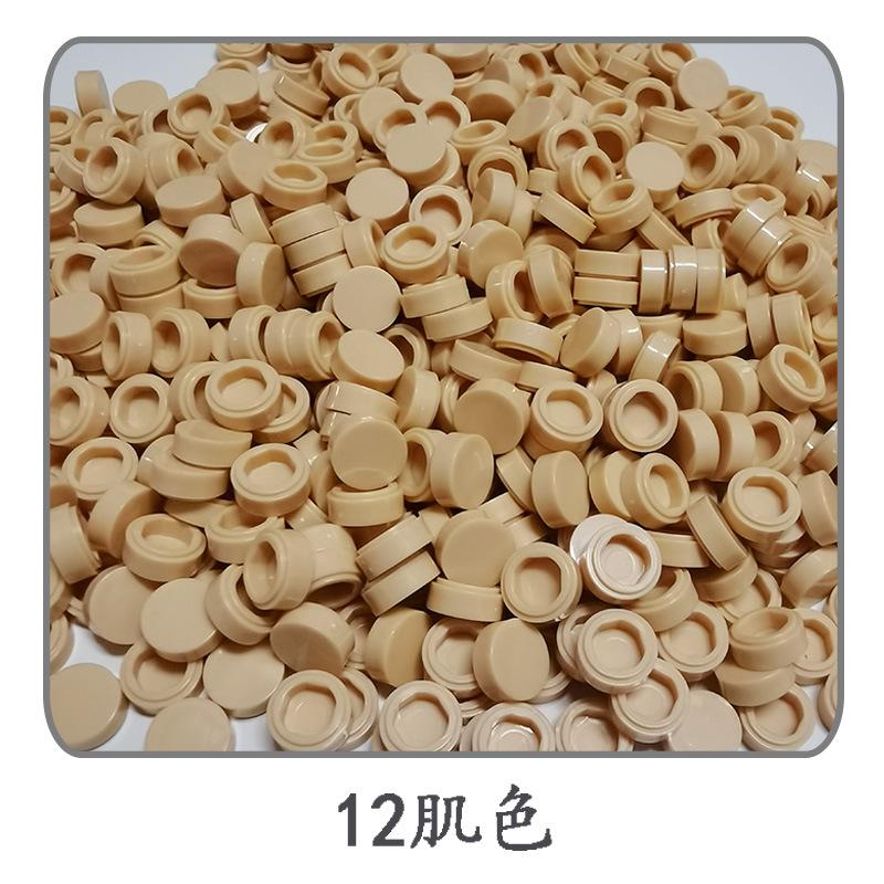 1000 шт./лот Плитка 1x1 Круглая 98138 Специальный Кирпичик MOC Строительный Блок Мелкие Частицы Кирпичики Детали Совместимые с 98138 LOGO Игрушки