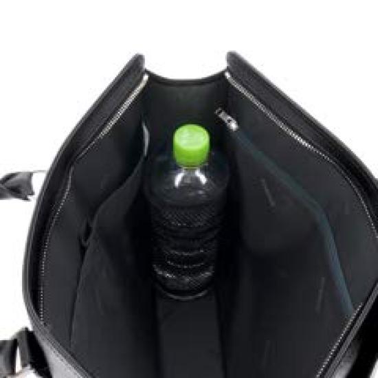 Портфельная деловая сумка черная [Porter] [FLUX]