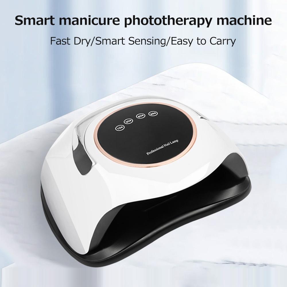 Лампа для ногтей, машина для фототерапии, 180 Вт, портативная сушилка для ногтей, 60 светодиодных ламп, бусины, УФ-лампа для запекания