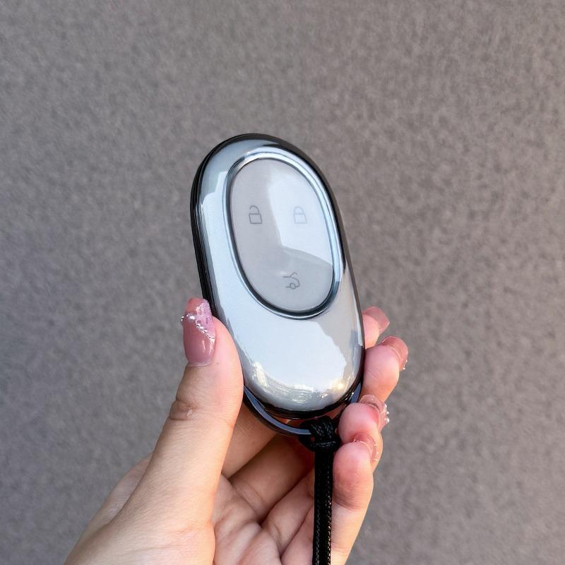 Fit For NIO ES6 ES8 ET5T ET5 EC6 ET7 ES7 Car New Design Specialized Full Cover Transparent Key Fob Case Shell Auto