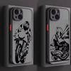 Motorcycle Junior Cool Girl Frosted Translucent For Apple iPhone 16 15 14 13 12 11 XS XR X Pro Max Plus Mini TPU Phone Case