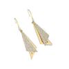 High End Shiny Earrings for Women, Simple Geometric Triangle Earrings, New Trendy Earrings