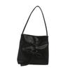 Stylish Korean Bucket Bag 2024 Summer Trendy Chic Sweet Bow Tie Design For Women