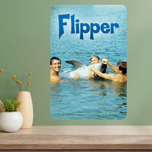 Flipper Classic TV Show Metal Poster Sign