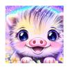 Рамка для рисования по номерам, наборы, милые поросята, животные, картина по номерам для взрослых, стартовый набор, ручная работа, украшение дома