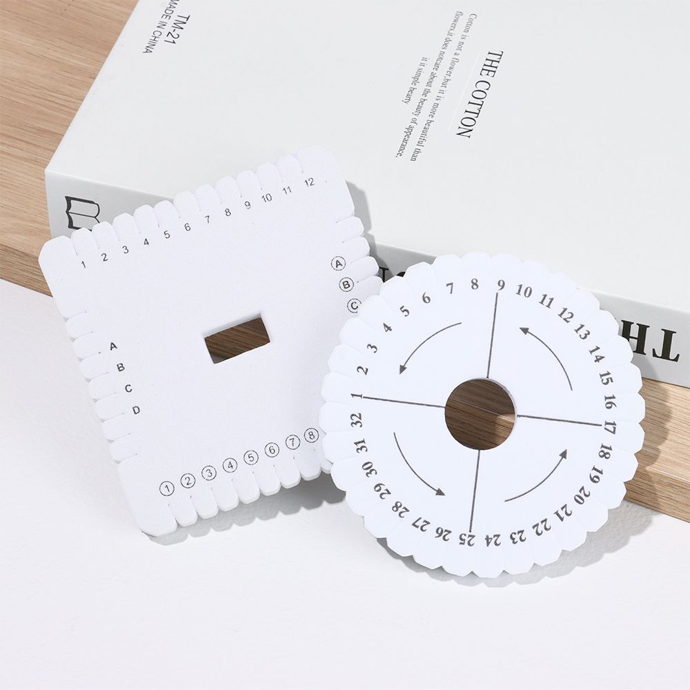 DIY Weaving Tool Bracelet Knitting Woven Board Disk Tray Braided Braiding Cord Disks Apparel Sewing