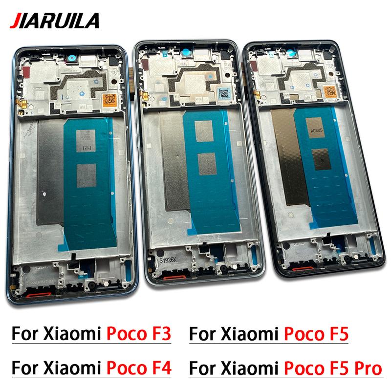 Корпус Средняя Рамка Панель Рамка LCD Шасси Для Xiaomi Poco F3 F4 F5 Pro Передняя Рамка Корпуса Рамка Запчасти для Ремонта