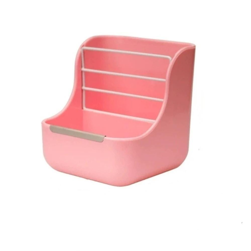 Cage Accessories 2 in 1 Hay Feeder Indoor Use Fixed Grass Rack Rabbit Hay Rack Chew-Proof Anti-Tip Small Animal Feeder Rabbits