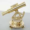 Solid Brass Theodolite Alidade Telescope Compass Navigation Instrument 12.7 Cm
