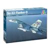 Platz Italeri 1/72 Russia Su-33 Sea Flanker Plastic Model IT0197 (Aircraft)Length 30.4cm, Width 20.5cm, Height 8.3cm