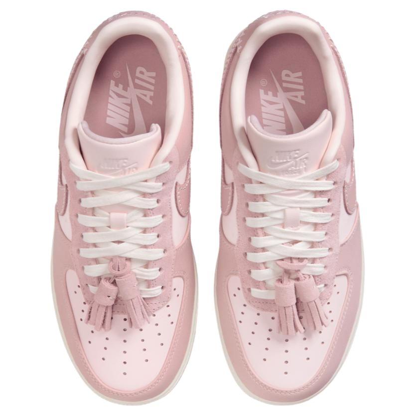 Nike Air Force 1 Low Pink Oxford Tassels Women Sneakers Sail IB4654-661