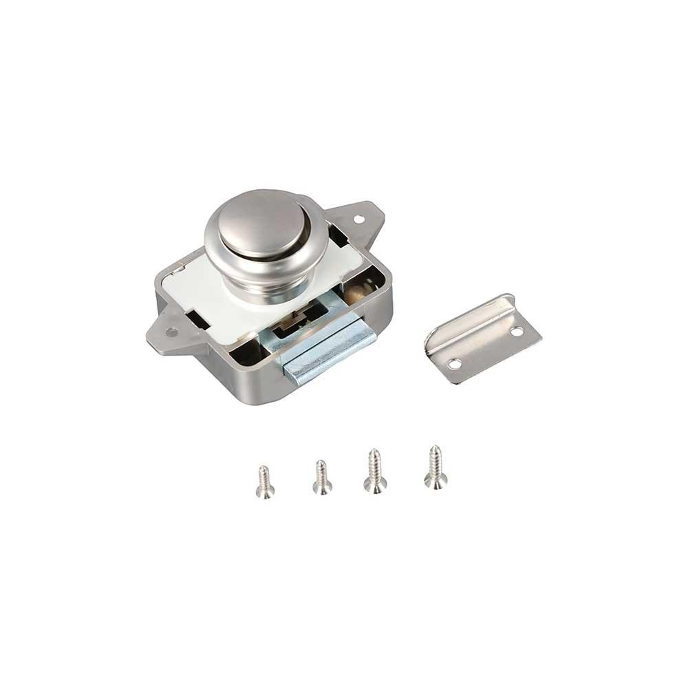 Кнопочные замки для шкафов для дома Фурнитура для ящиков Ручка шкафа Нажимной замок Замок-защелка