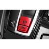 Fit For BMW X5 X6 F15 2014-2018 Red Aluminum Electronic Handbrake Cover Trim 2PC