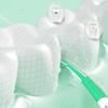 60Pcs Tooth Cleaning Orthodontic Interdental brush Soft Bristle Tooth Cleaning Device  Unisex