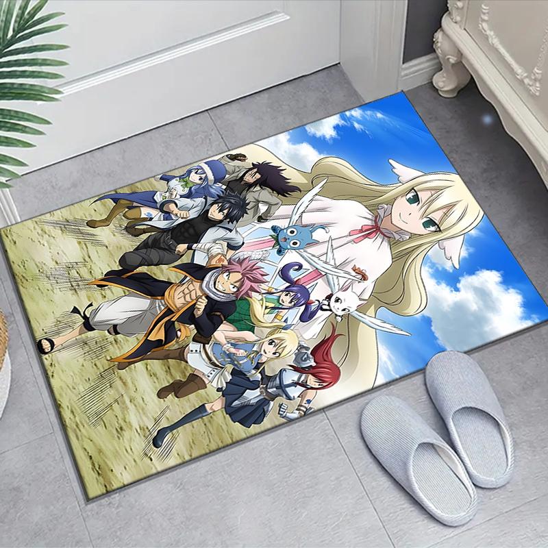 1pc Fairy Tail2 Design Area Rug - Non-Slip, Soft & Cozy Floor Mat for Living Room, Bedroom, Office - Indoor/Outdoor Decorative Carpet