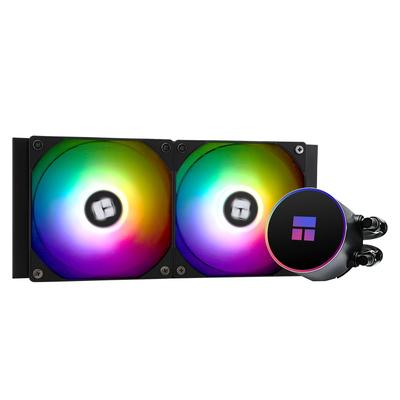 Жидкостный процессорный кулер Thermalright Frozen Magic 240 Black ARGB V2, радиатор 240 мм, два 120-мм PWM ARGB вентилятора, совместим с AMD/AM4/AM5, Intel LGA1150
