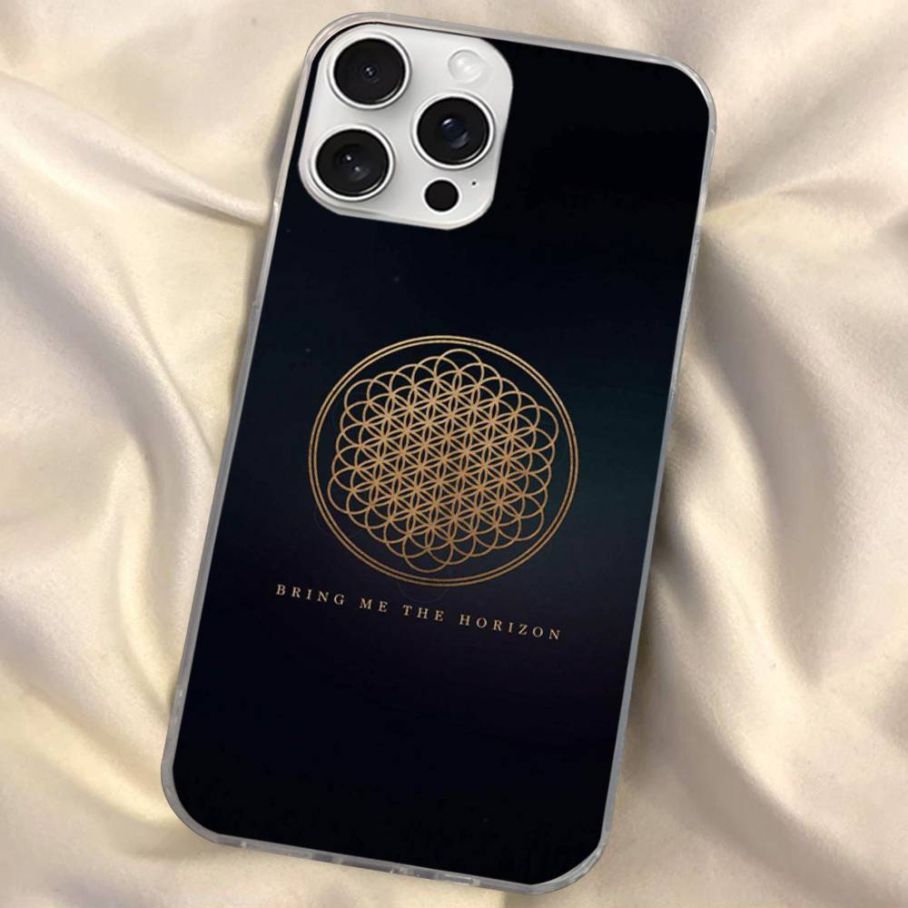 Bring Me The BMTH Horizon Phone Case For iPhone 17 16 15 14 13 12 11 Pro Max Plus Satin Colorful Cover