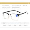 3Pcs Square Reading Glasses Men Myopia Eyewear Anti Blue Light Half Frame Myopia Eyeglasses