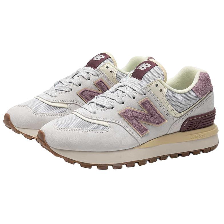 New Balance NB 574 Retro Comfortable Cushioning Durable Lightweight Low-Top Running Shoes Unisex Sneaker Gray White U574LGLG