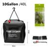10G/40L Solar Shower Bag with Hose & Switchable Head – Compatible with Camping, Beach, Travel, Hiking