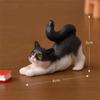 1PC Cute Mini Cat Ornaments Table Figurines Miniature Decor Dollhouse Fairy Garden Small Resin Kitten Landscape DIY Decorations