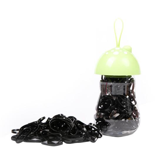 1 бутылка, эластичная резинка для волос, практичные держатели, резинка для волос, милый детский TPR, резиновый хвост в форме бутылки для детей