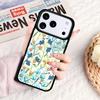 Чехол для телефона с цветочным узором Для IPhone 17 16e 15 14 13 12 11 Pro Max Air Mini Мягкая Защитная Крышка