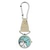 Fieldwork Women's Analog Pocket Watch with Keychain and Moomin Carabiner KC2, Gray, MOM014-1