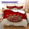 Galatasaray S Custom Name Pattern Bedding,Quilt Set Quilt Cover Pillowcase Home Birthday Gift(1 * duvet cover + 2 * pillowcase, without core)