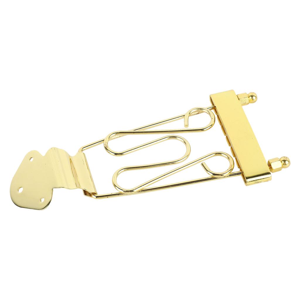 Бридж для бас-гитары Струнодержатель Цинковый сплав 6 струн Электробас Бридж Струнодержатель Замена Золото