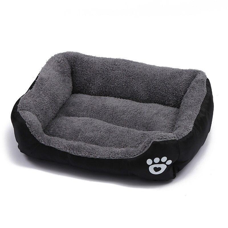 Pet Sofa Dog Bed Soft Fleece Warm Dog House Waterproof Bottom For Small Medium Large Dogs Cats Beds House