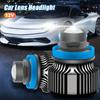 12V Car LED Fog Light Bulb H7 H11 H8 H9 9006 HB4 Lens Led Headlight Car Driving Lamp White Yellow Ice Blue Turbo Fog Lamp
