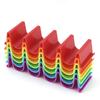 1/6pc Mexican Roll Rack Taco Holder Tortilla Pancake Stand Holder Creative Wave Shape Tray Holder Taco Cake Rack Kitchen Gadgets