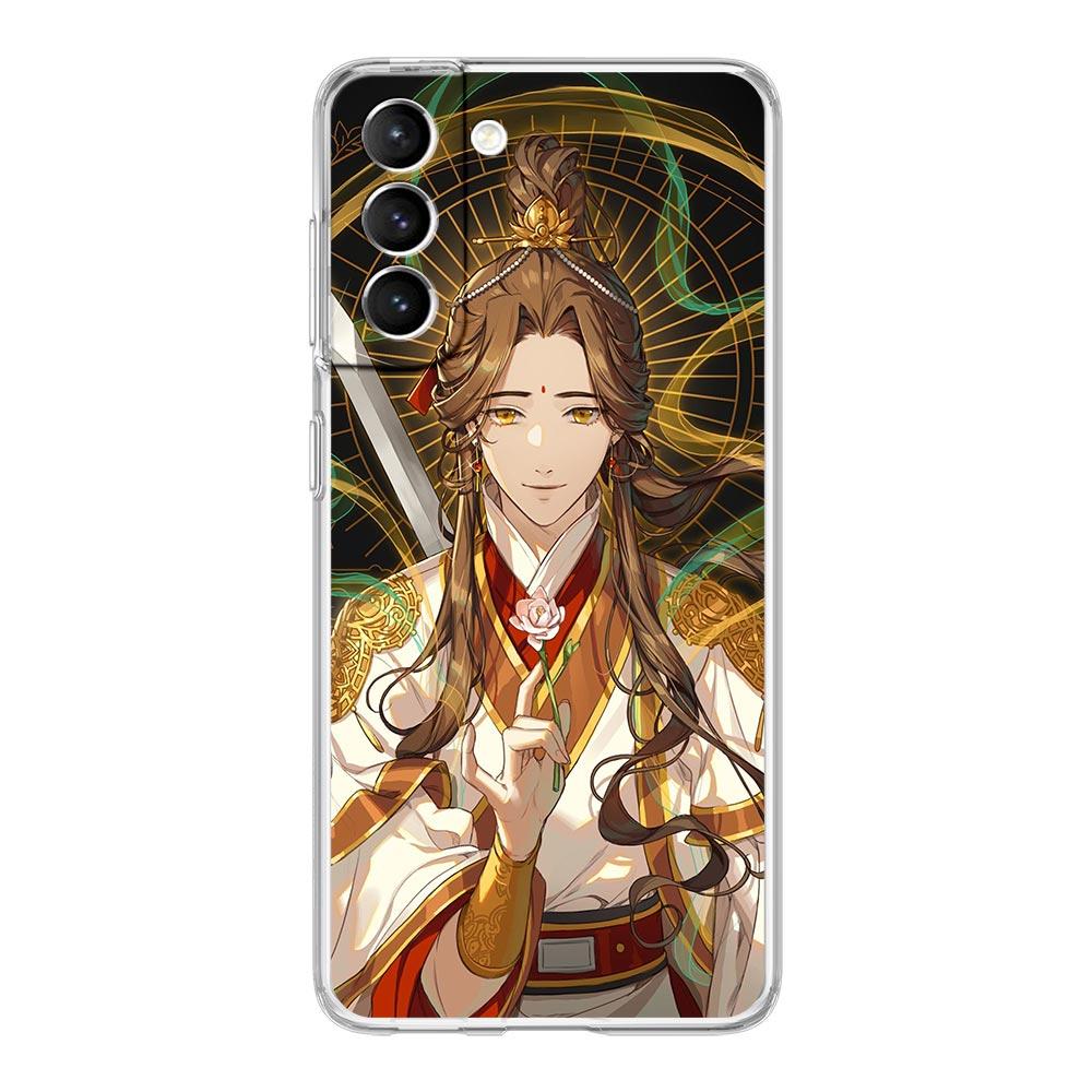 Чехол для телефона TGCF Heaven Official's Blessing для Samsung Galaxy S22 5G S20 Ultra S21 FE 5G S10E S9 S8 S10 Plus Note 20, прозрачный чехол