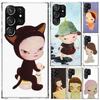 Чехол для телефона Y-Yoshitomo Nara для Samsung Galaxy S26 S24 S23 Ultra S25 Edge S22 S21 Plus S20 FE + Мягкий Чехол с Рисунком Funda Galaxy S2