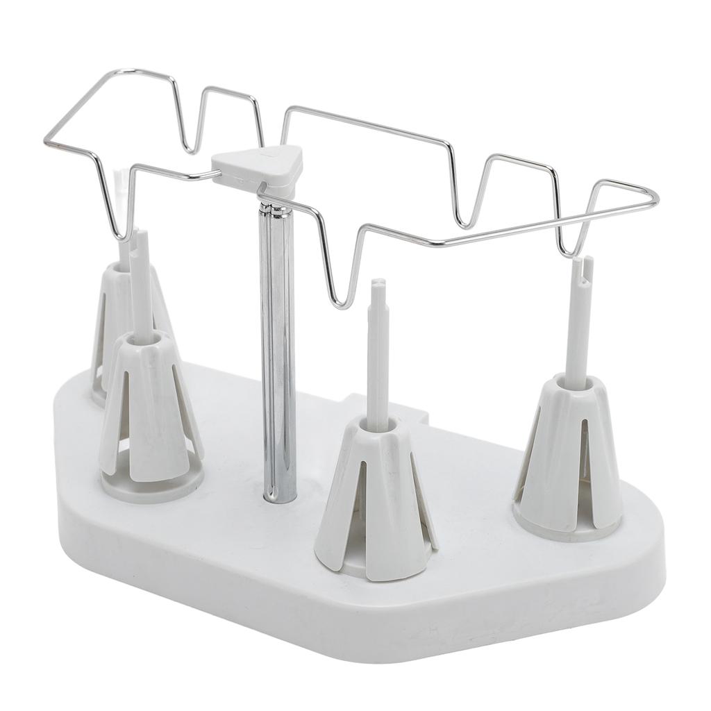 Spool Thread Stand Multifunctional Trapezoidal 4 Thread Holder Movable Adjustable Height Plastic