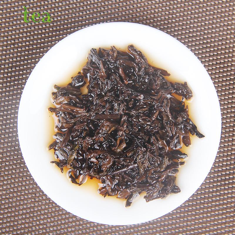 Yunnan Pu'er Mature Tea Xishuangbanna Tea Area 2021 Spring Tea 357g Yugong Golden Cake Pu'er Mature Tea
