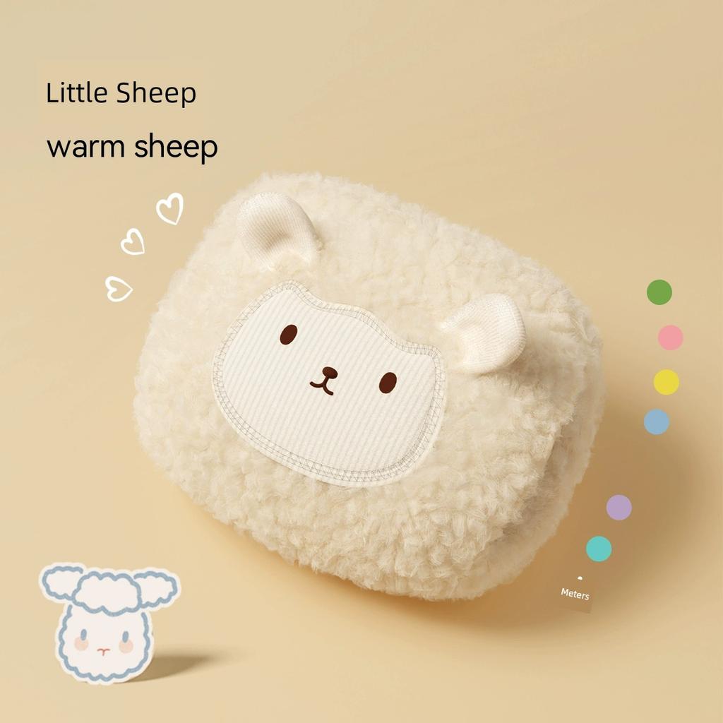 Грелка для горячей воды с зарядкой, взрывобезопасная, оригинальная, плюшевая, милая, съемная и моющаяся, грелка для рук, греющая накладка