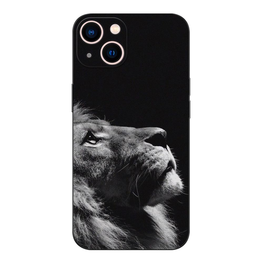 Black Tpu Case For Xiaomi Redmi 9T Note 9T Note 10 8 8T 7 5G 4G Pro 10S Animals The Lion