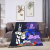S-Sonics The H-Hedgehogs Blanket Fleece Printed  Multifunction Lightweight Throw Blankets for Bed Car Quilt