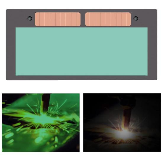 Auto Darkening Welding Helmet Blue Light Blocking Large Viewing Welding Hood Masque Wide Shade Welder Face Shield for TIG MIG ARC Grinding