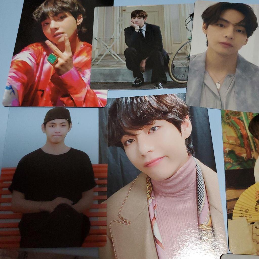 [USED] BTS Official V Mini Photo Trading Cards Set of 22