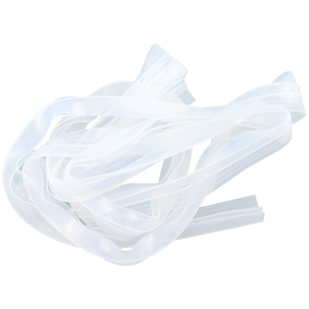 2m F Shape Bath Shower Screen Door Seal Strip For Glass  6mm Seal Gap