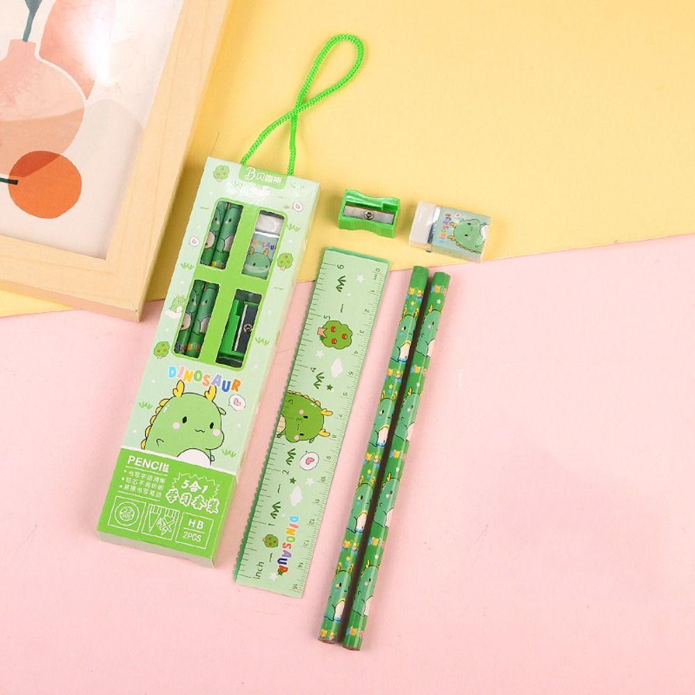 Канцелярские товары Приз Канцелярский набор Милый мультфильм Канцелярские товары Подарочный набор Портативный набор карандашей