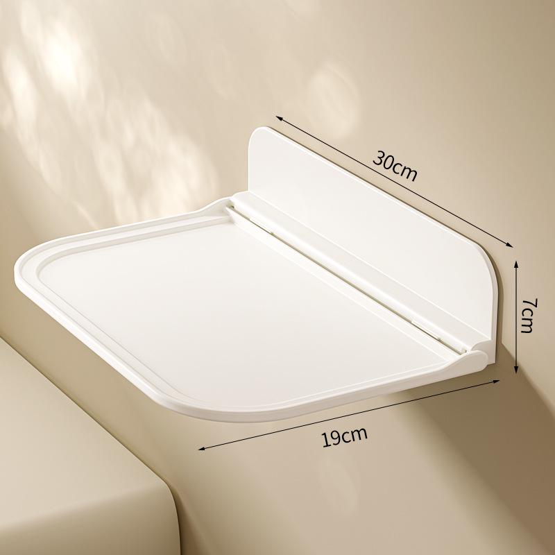 Настенная складная полка для хранения для ванной, кухни и прикроватной тумбочки