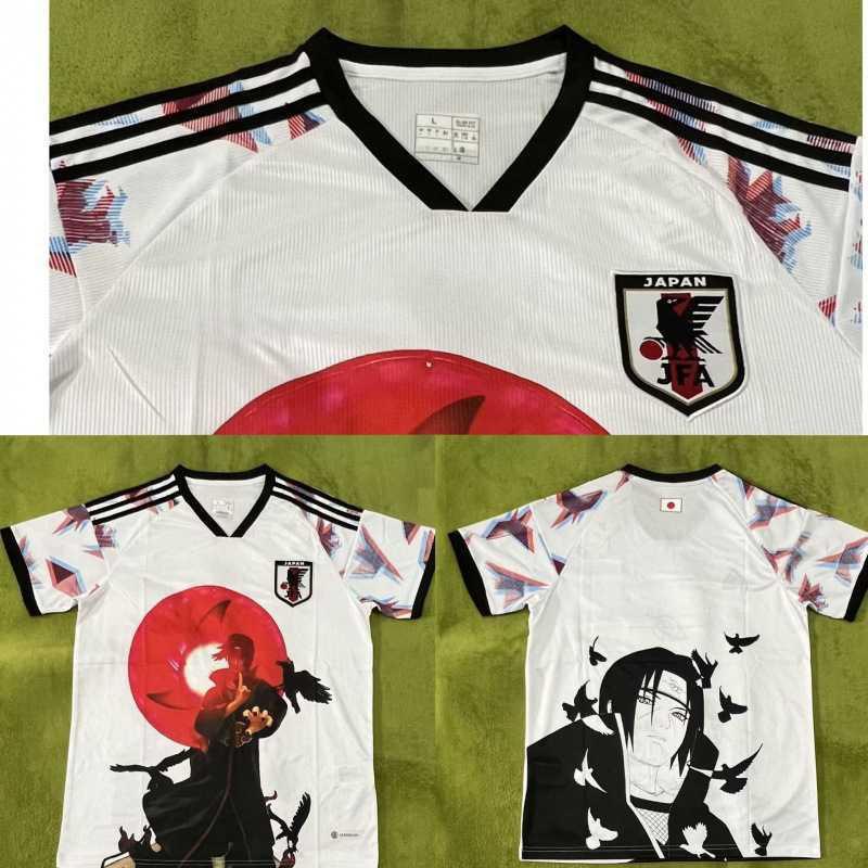 Japan Y3 National Team Edition Football Jersey Anime Print Short Sleeve Men Cycling Sports