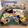 One Piece Bedding 3 Piece Set HD Print Duvet Cover Pillowcases for Teens Adult Bedroom Decoration Christmas Gift C383