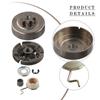 Комплект сцепления звездочки, аксессуары для садовых электроинструментов, запасные части для газонокосилок 017 018 021 023 025 MS170 MS180 M 10 M 30 50